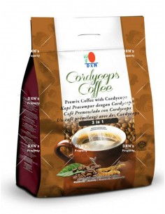 DXN Cordyceps Coffee 3-in-1 – Instant Coffee with Cordyceps – 20 Sachets – Beatus Natura