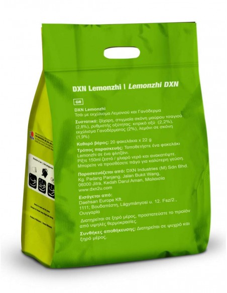 DXN Lemonzhi – Instant Lemon Drink with Ganoderma – 20 Sachets – Beatus Natura DXN Lemonzhi – Instant Lemon Drink with Ganoderma – 20 Sachets – Beatus Natura