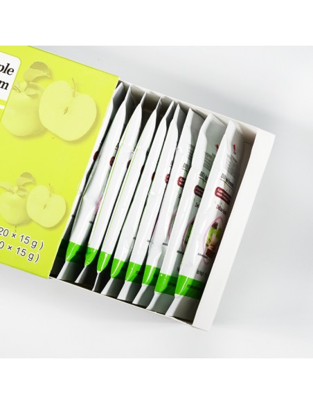 Apple Jam – Natural, No-Sugar Fruit Spread in 20 x 15g Stick Packs